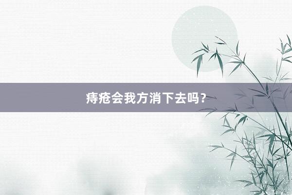 痔疮会我方消下去吗？