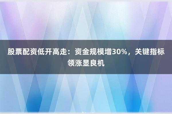 股票配资低开高走:资金规模增30%,关键指标领涨显良机