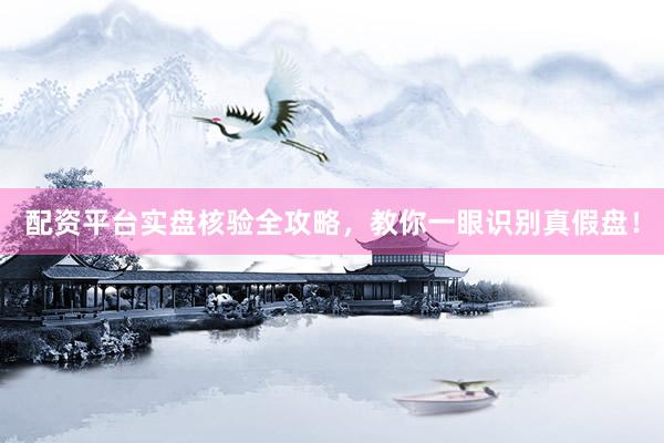 配资平台实盘核验全攻略，教你一眼识别真假盘！
